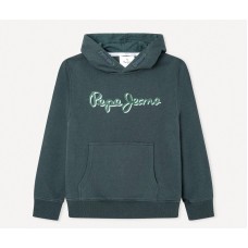 PEPE JEANS NOLAN HOODIE  PB581533-692  ΦΟΥΤΕΡ ΜΕ ΚΟΥΚΟΥΛΑ ΠΡΑΣΙΝΟ